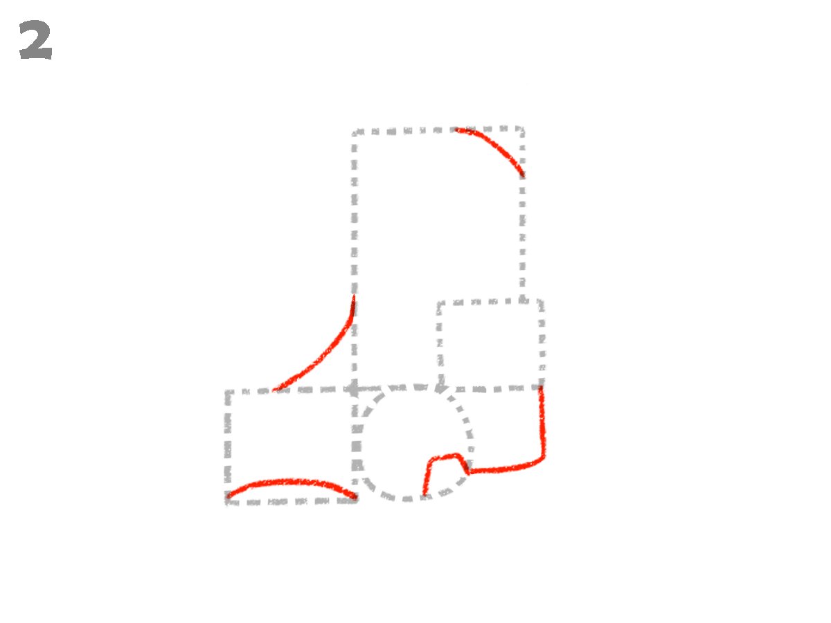 How to draw boots step by step easily