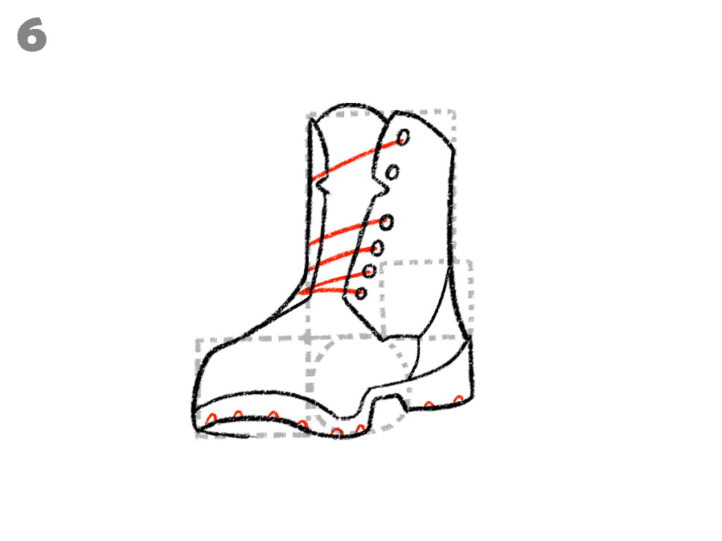 how to draw boots