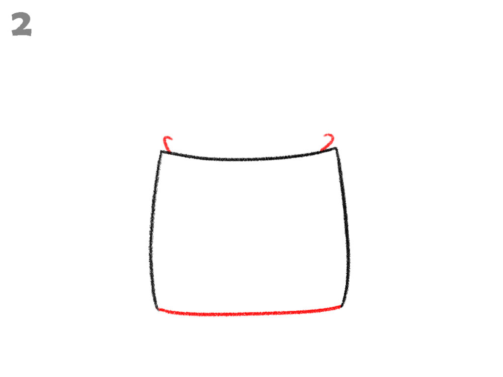 how to draw a handbag