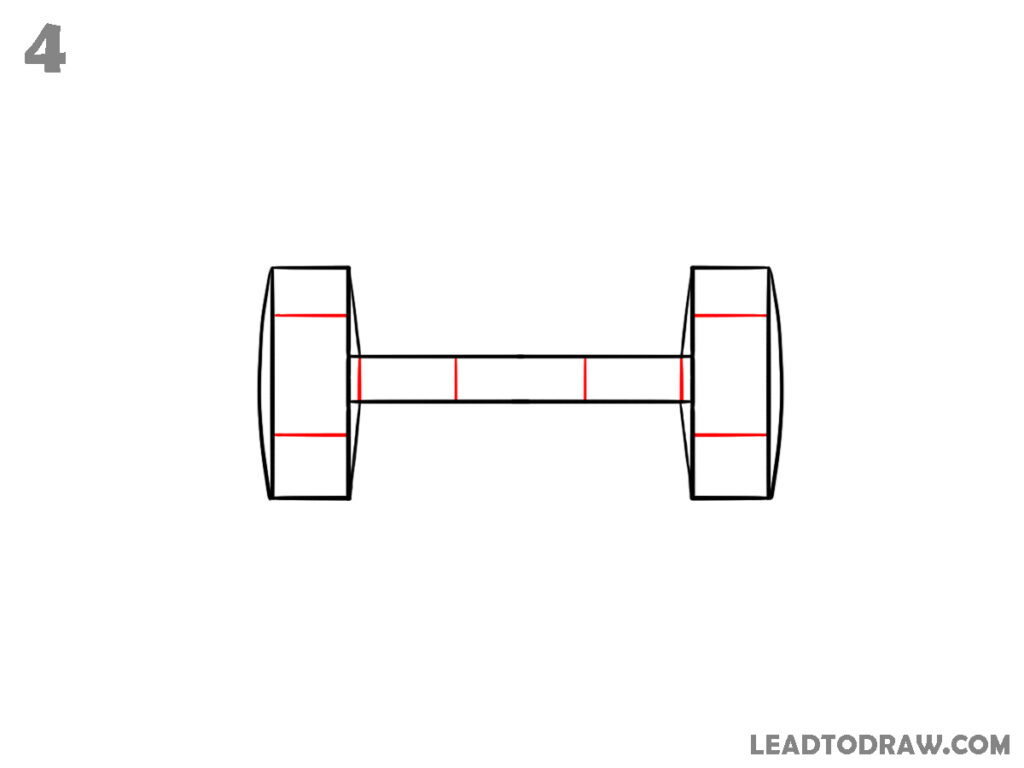 How to Draw a Dumbbell