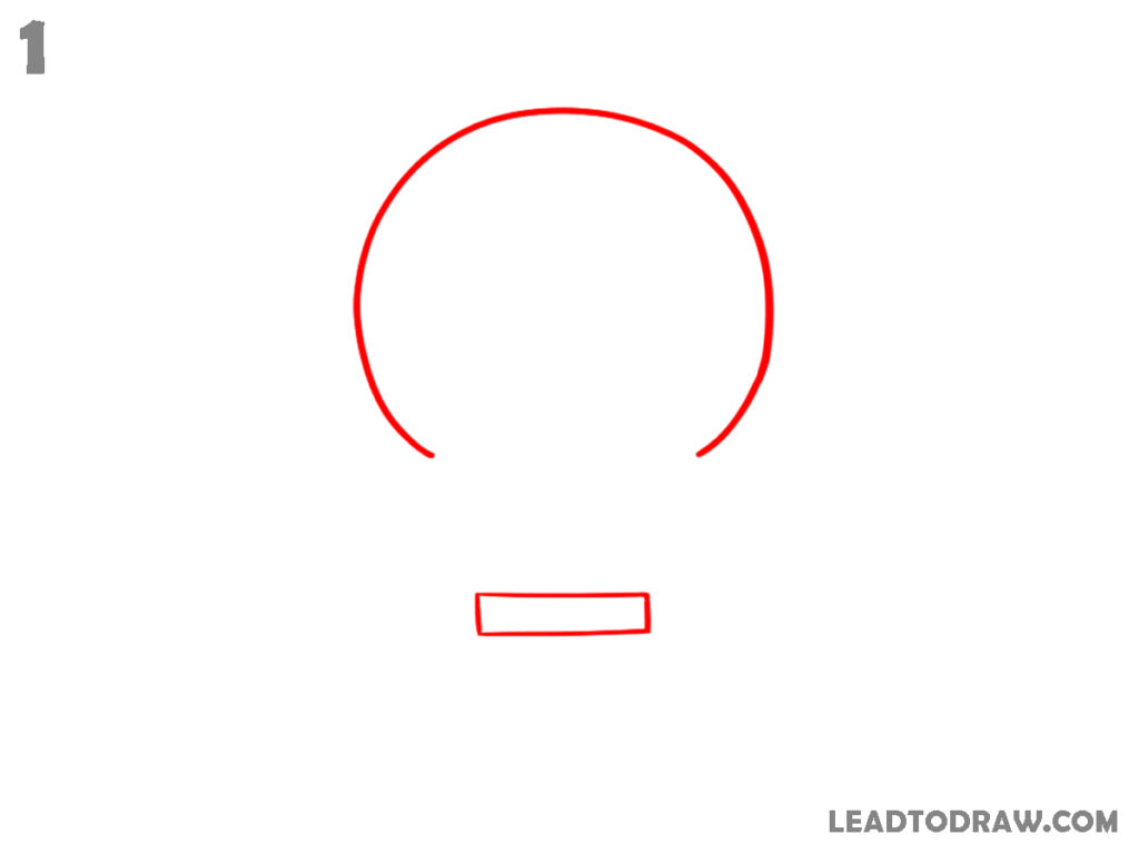 how to draw a bulb