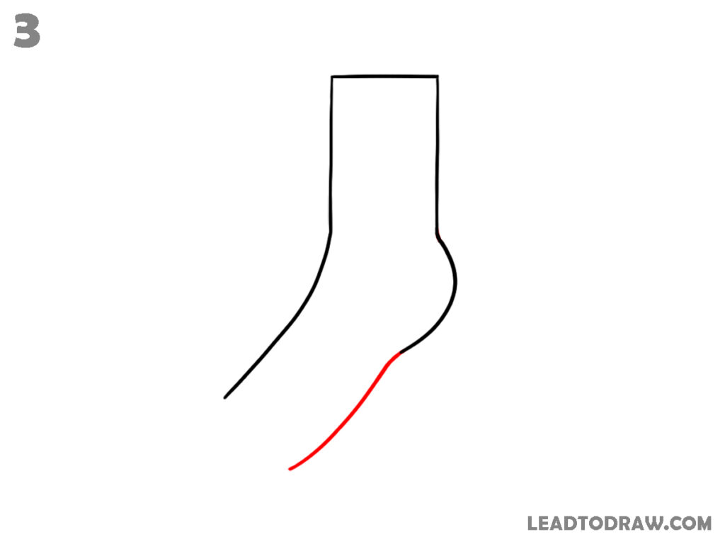 how to draw socks