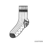 how to draw socks