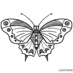 how to draw a butterfly easy
