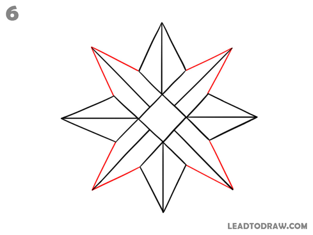 step how to draw a perfect star