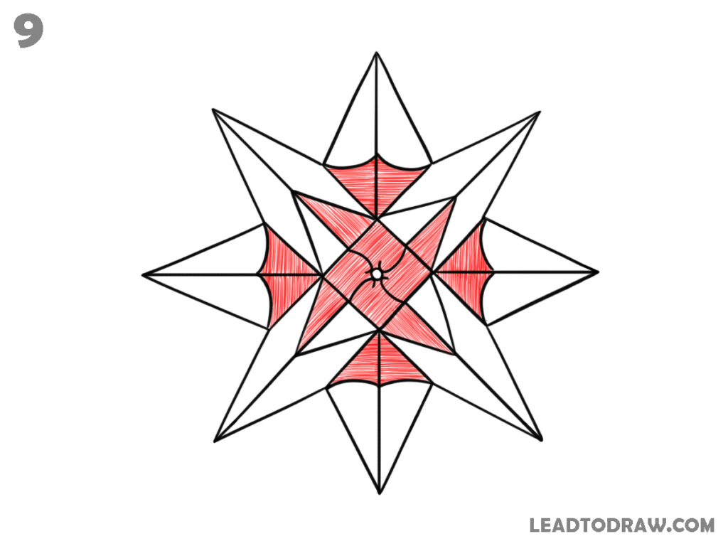 step how to draw a perfect star