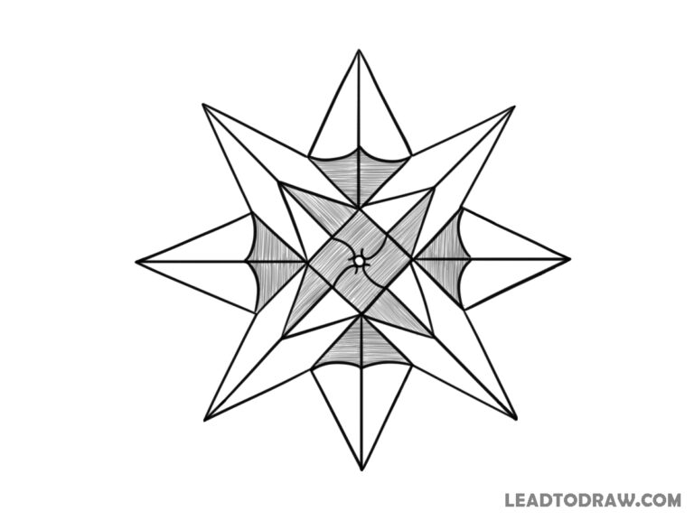 how to draw a perfect star