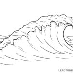 how to draw waves in water