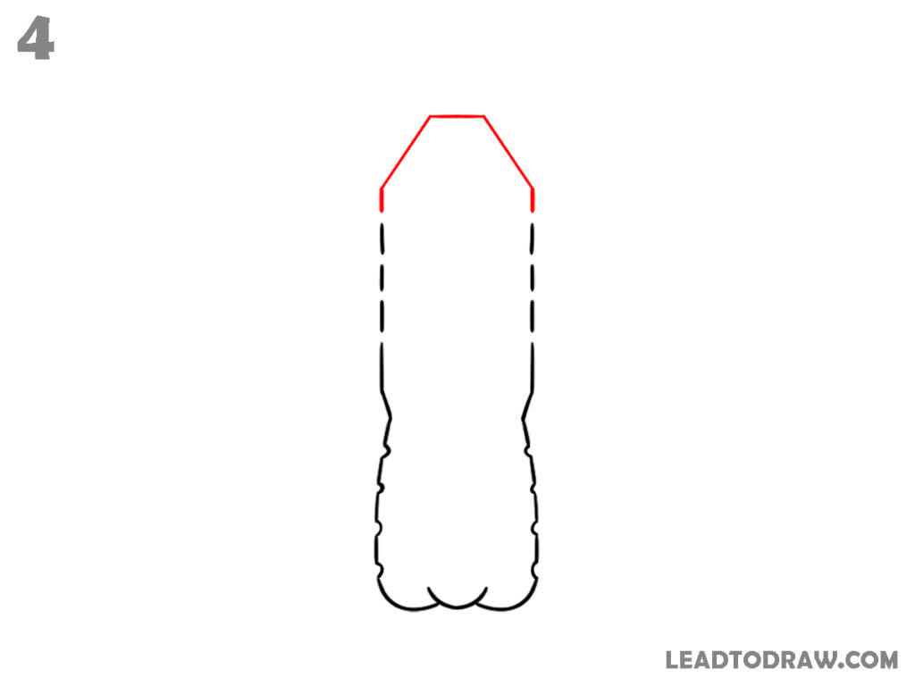 how to draw a water bottle
