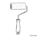 how to draw a paint roller