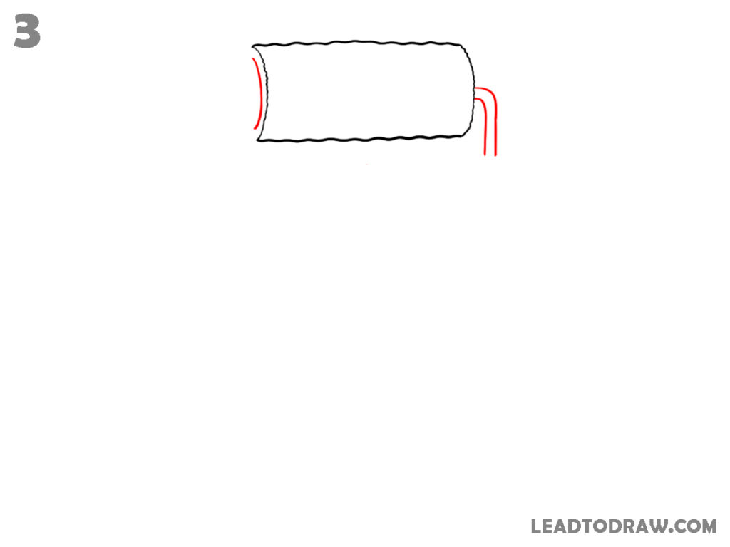 how to draw a paint roller
