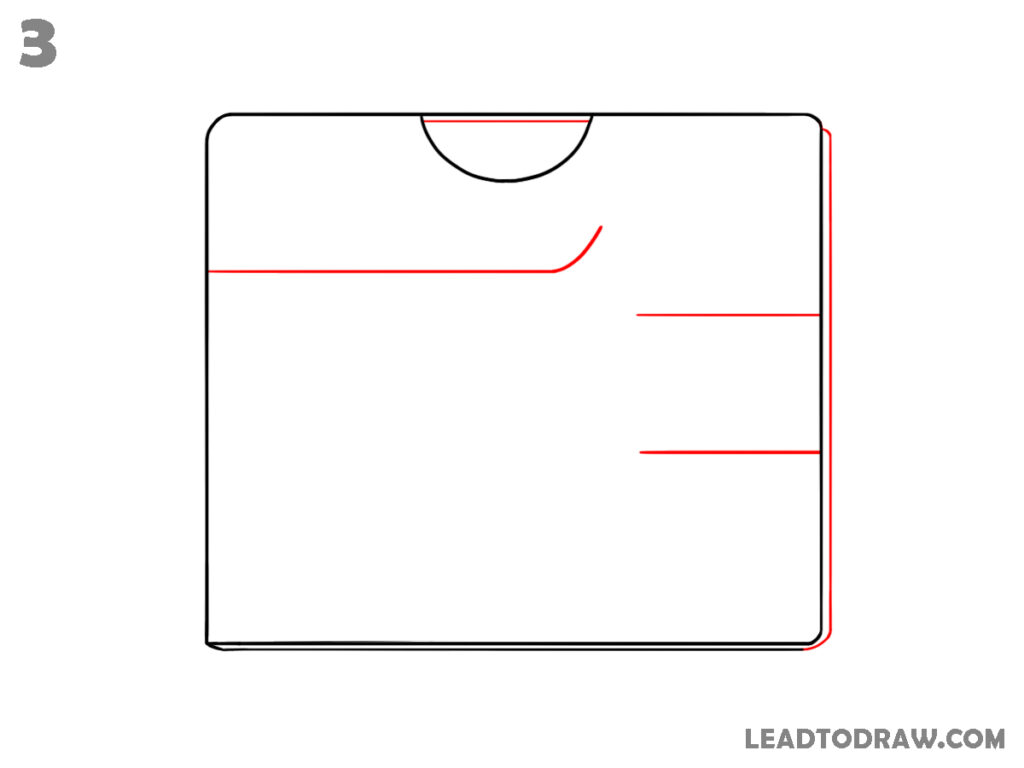 how to draw a wallet