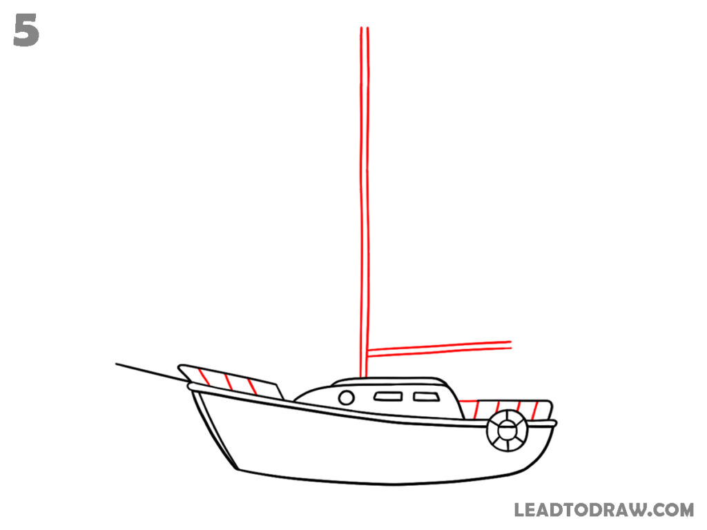 sailboat how to draw