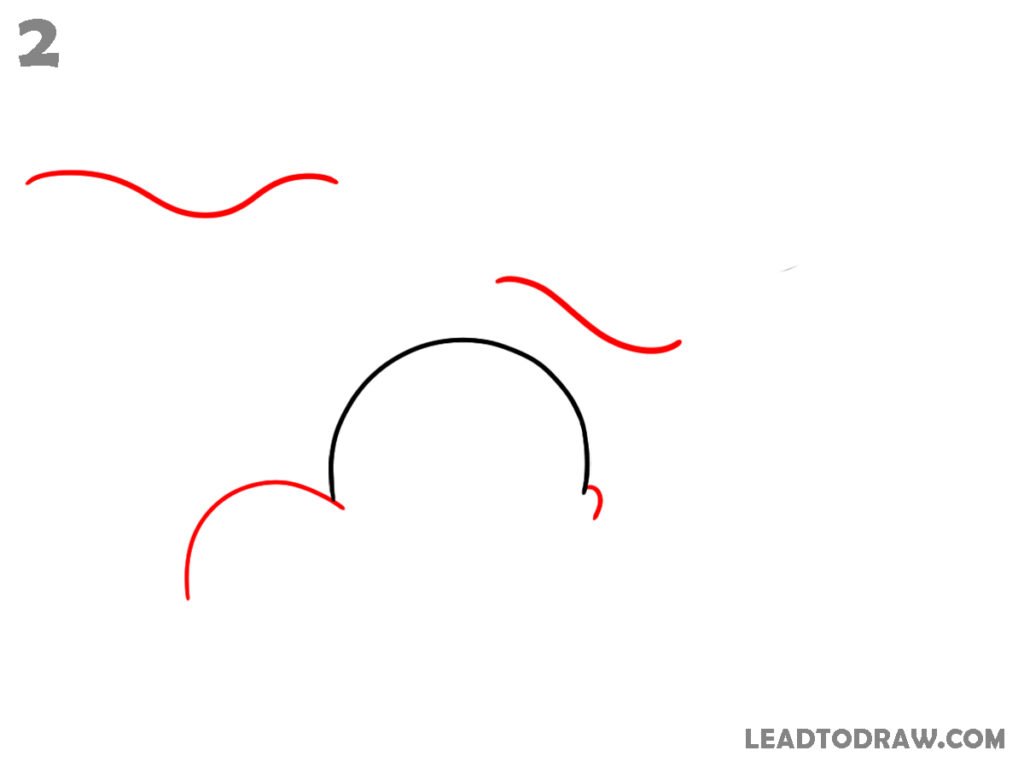 how to draw clouds step by step
