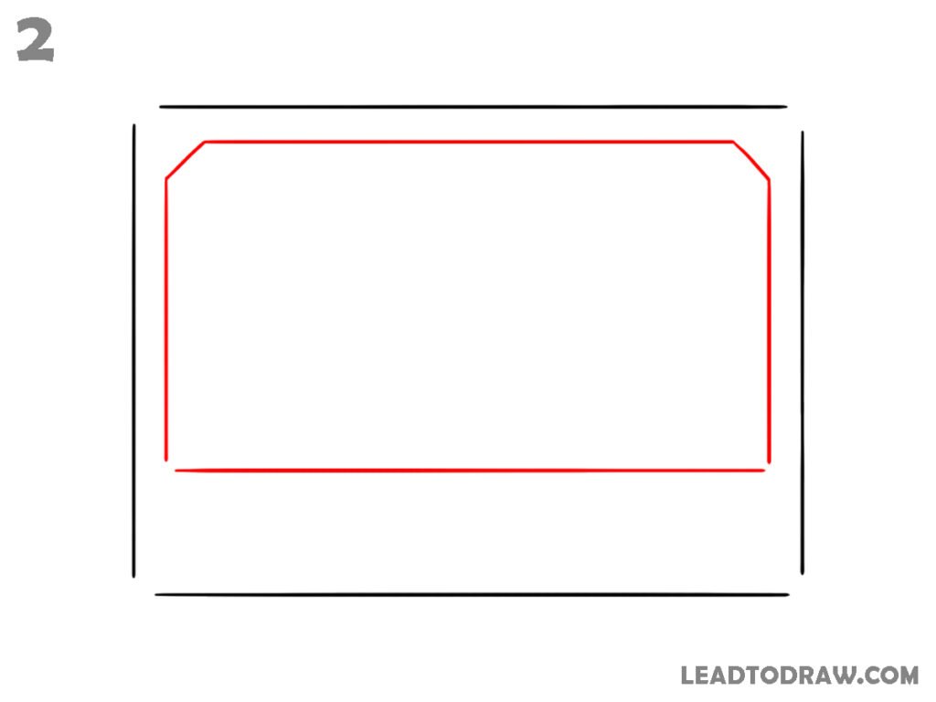 how to draw a cassette tape