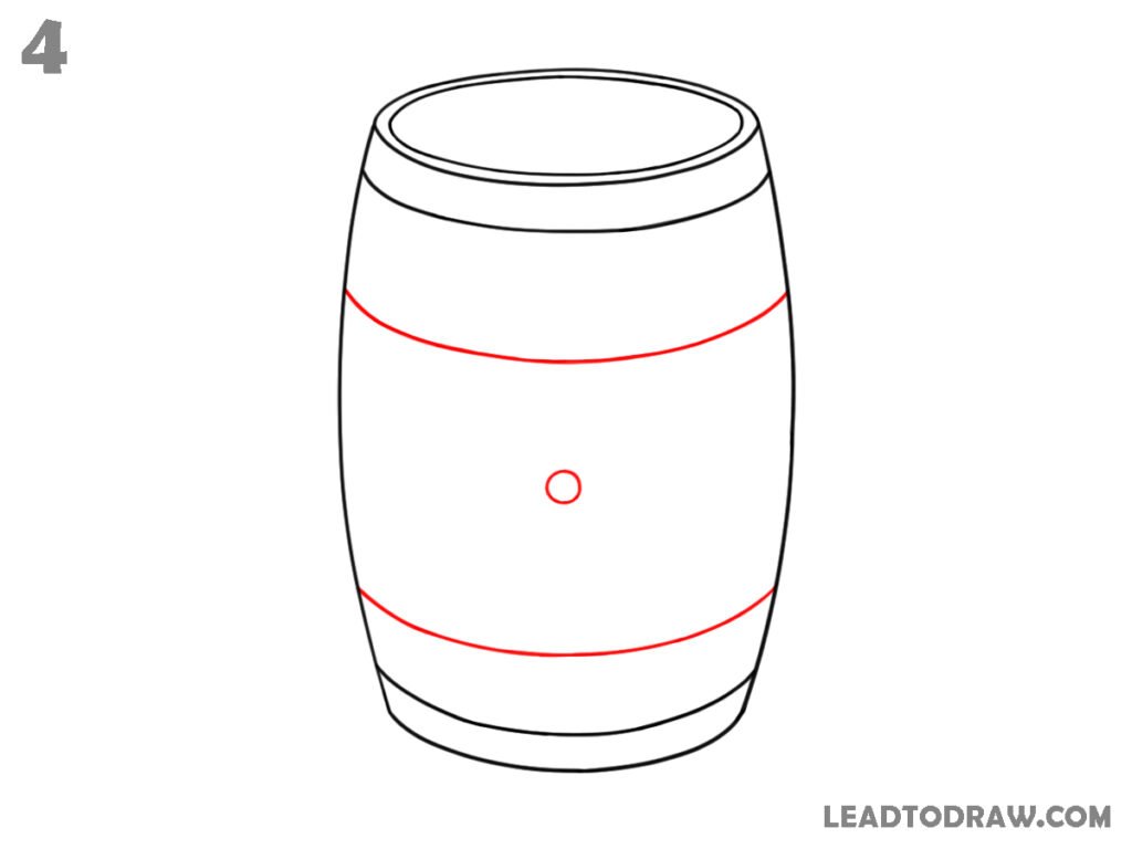 how to draw a barrel