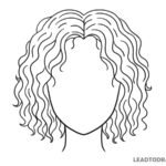 how to draw curly hair on a girl