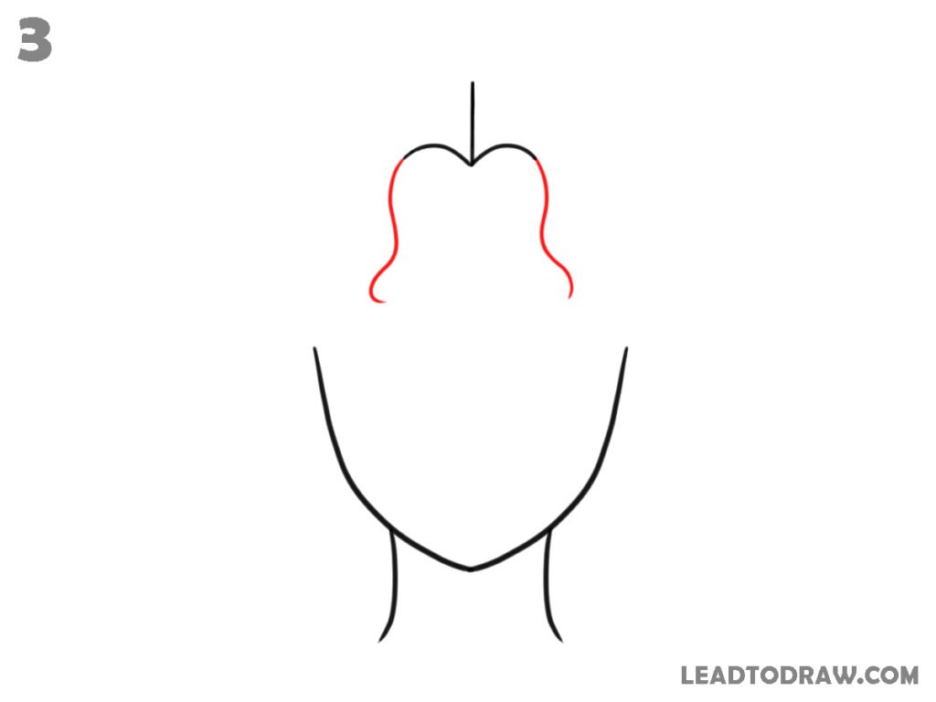 how to draw curly hair female