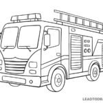 how to draw a fire engine step by step