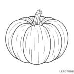 how to draw a simple pumpkin