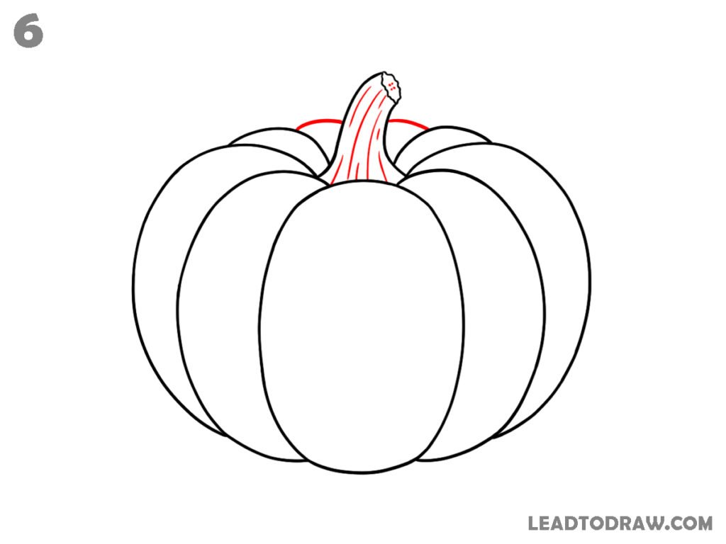 how to draw pumpkin easily